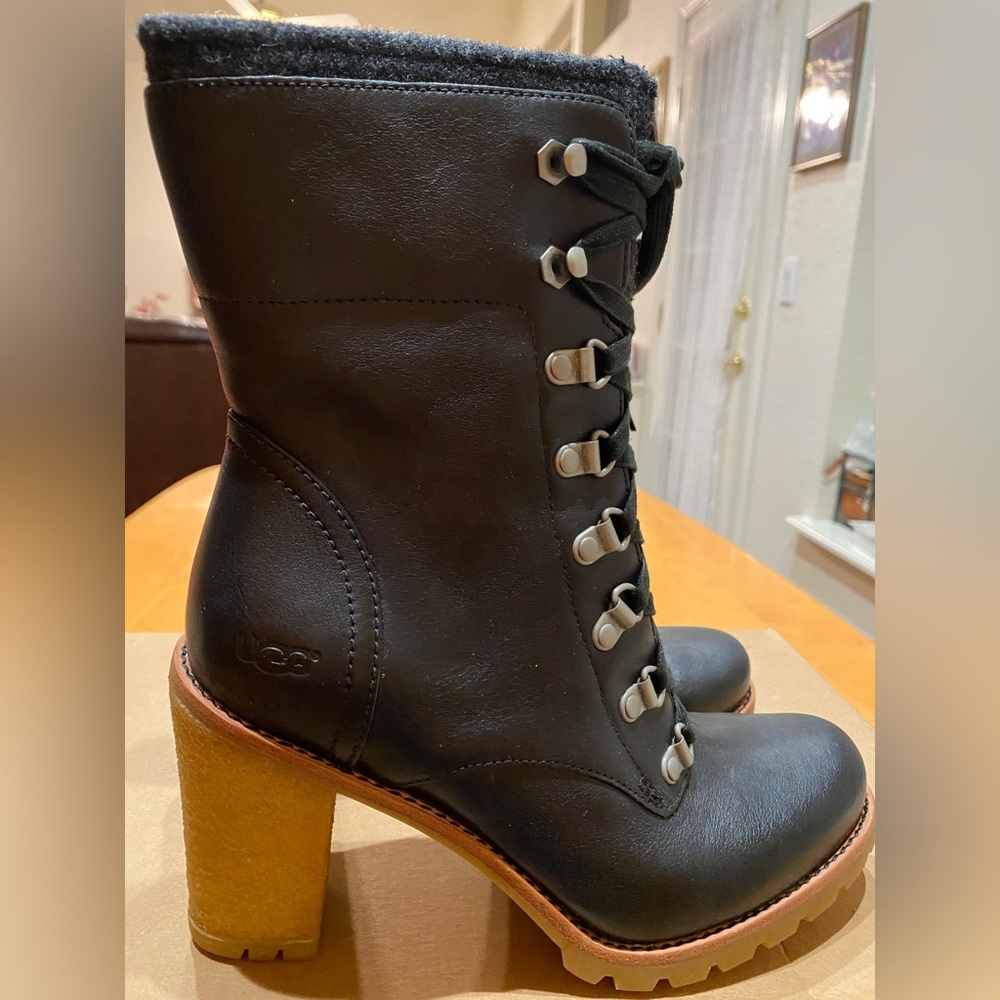 Genuine Ugg High Heel Boots - Picture 3 of 4